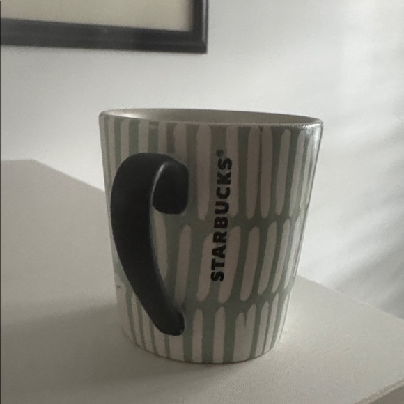 Starbucks 2016 Mint Green White Black Mug with Polar Bears 6oz - Picture 3 of 6